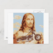 Jesus Harley Love Briefkaart (Voorkant / Achterkant)