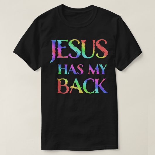 Jesus Has My Back T-shirt (Design voorkant)