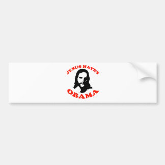 JESUS HATES OBAMA BUMPERSTICKER