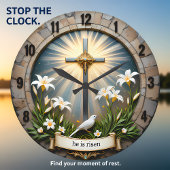 Jesus He Is Risen Stone Grote Klok