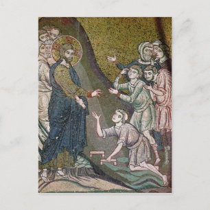 Jesus Healing the Crippled and the Blind Briefkaart