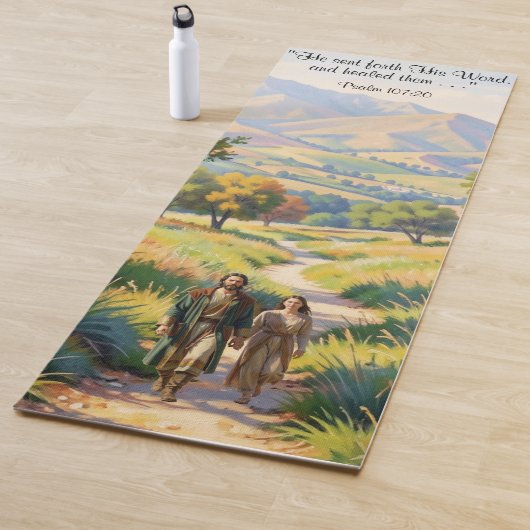 Jesus Heals Exercise Mat (In situ)