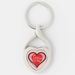 Jesus Heart Sleutelhanger