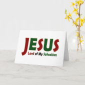 JESUS: Heer van de Verlossing Kaart (Gele Bloem)