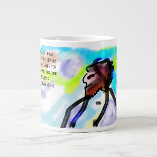 jesus here extra grote beker (Voorkant)