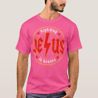 Jesus Highway To Heaven Christelijk Bijbelvers Fai T-shirt