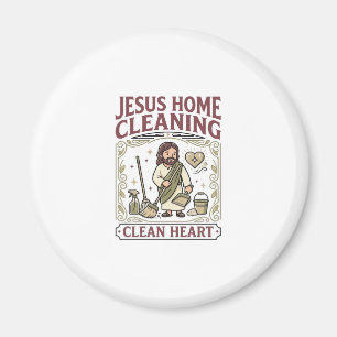 Jesus Home Schoonmaken Schoon Hart Jesus Home Scho Magneet