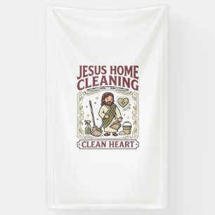Jesus Home Schoonmaken Schoon Hart Jezus Thuis Sch Spandoek