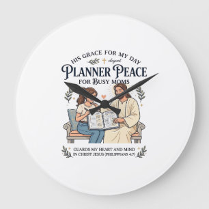 Jesus Homeschool Moeder Planner Shirt Gebaseerd op Grote Klok