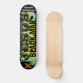 JESUS HOMME NOIR Skateboard (Recto)