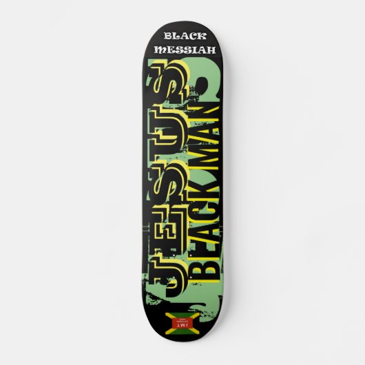 JESUS HOMME NOIR Skateboard (Recto)