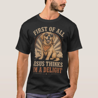 Jesus Hond Delight Christelijk T-shirt