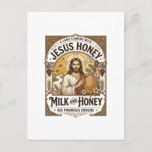 Jesus Honing Melk En Honing Jezus Honing Melk Honi Briefkaart