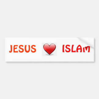 JESUS HOUDT VAN DE ISLAM BUMPERSTICKER