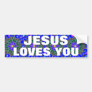JESUS HOUDT VAN JE BUMPERSTICKER