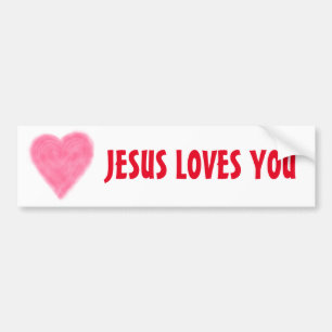 JESUS HOUDT VAN JE Bumpersticker