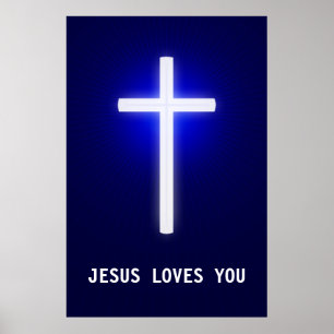 JESUS HOUDT VAN JE - Christelijk Poster