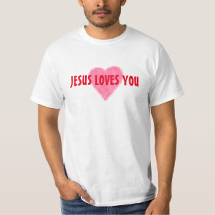 JESUS HOUDT VAN JE Mannen, T-Shirt