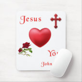 jesus houdt van je muismat (Met muis)