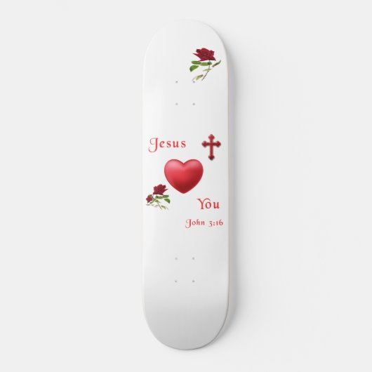 jesus houdt van je skateboard (Voorkant)