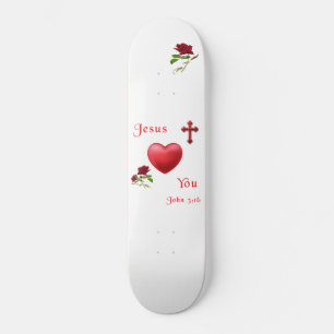 jesus houdt van je skateboard