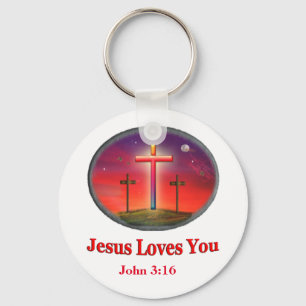 jesus houdt van je sleutelhanger