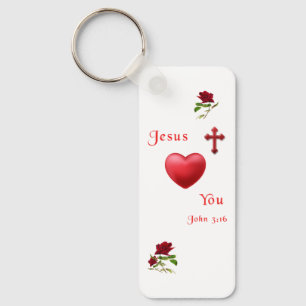 jesus houdt van je sleutelhanger