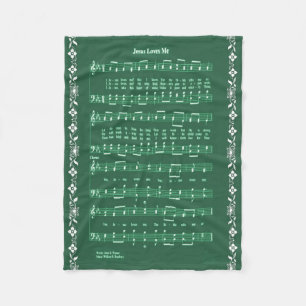 JESUS HOUDT VAN ME FLEECE DEKEN