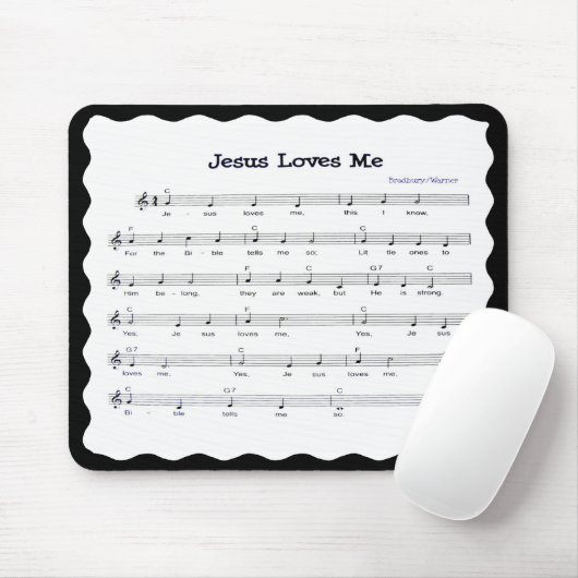JESUS HOUDT VAN ME-MOUSEPAD MUISMAT (Met muis)