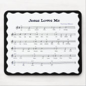 JESUS HOUDT VAN ME-MOUSEPAD MUISMAT (Voorkant)