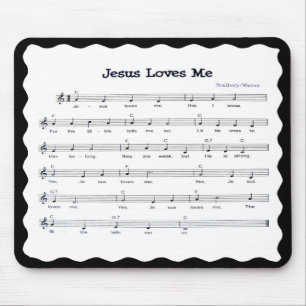 JESUS HOUDT VAN ME-MOUSEPAD MUISMAT