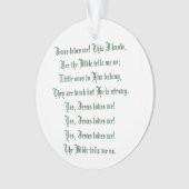 JESUS HOUDT VAN ME ORNAMENT (voorkant)