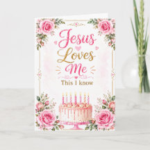 Jesus Houdt van Mij | Christelijke Verjaardagskaar