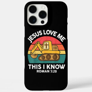 Jesus Houdt van Mij Dat Weet Ik Graafmachine Chris iPhone 16 Pro Max Hoesje