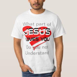 JESUS HOUDT VAN U IN SHIRT