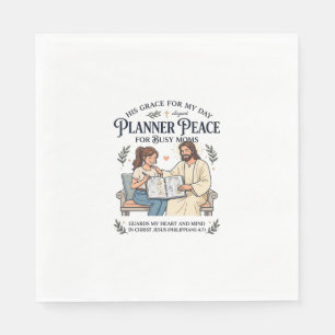 Jesus Huiswerk Moeder Planner Shirt Gebeds Gebasee Servet