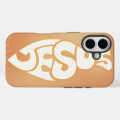 "Jesus" in Fish Shape Christelijk Pastor cadeau Case-Mate iPhone Case (Achterkant (horizontaal))