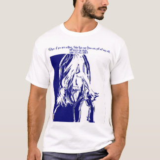 Jesus in Gethsemane Abstracte kunst T-shirt