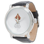 Jesus in Red and White Horloge (Gekanteld)