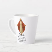 Jesus in Red and White Latte Mok (Linkerhoek)