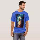 Jesus In Space Resurrection 01 T-shirt (Voorkant volledig)