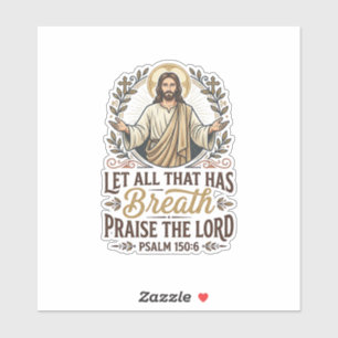 Jesus Indie Folk Acoustic Worship Grafische T-shir Sticker