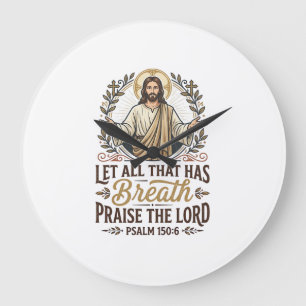Jesus Indie Folk Akoestische Aanbidding Grafische  Grote Klok
