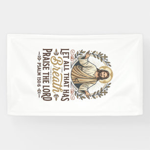 Jesus Indie Folk Akoestische Aanbidding Grafische Spandoek