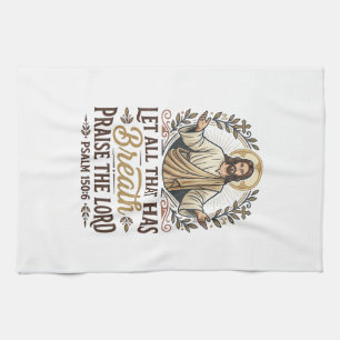 Jesus Indie Folk Akoestische Aanbidding Grafische  Theedoek