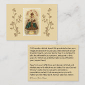 Jésus infantile de carte sainte d'anges de Prague (Devant / Derrière)