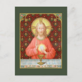 Jesus Instituting Heilige Communion (SAU 045) Briefkaart (Voorkant)