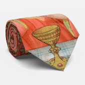 Jesus Instituting Heilige Communion (SAU 045) Stropdas (Opgerold)