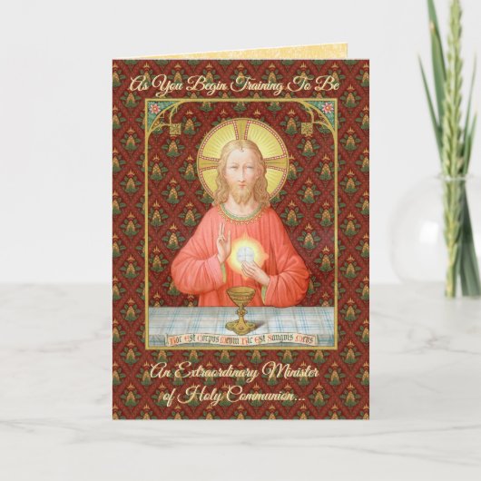 Jesus Instituting the Eucharist (SAU45; voor EMHCs Kaart (Voorkant)