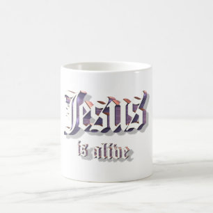 Jesus is Alive 3D Koffiemok